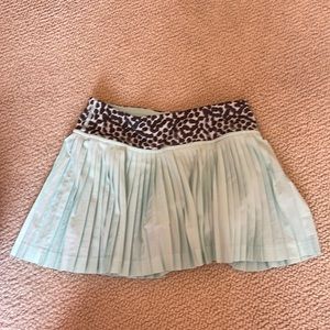 Lulu light blue pleaded skirt